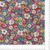 Coton imprimé - LIBERTÉ PARISIENNE - 063 - Bleu Moyen