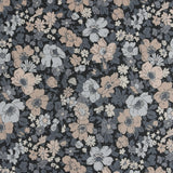 Printed Cotton - LIBERTY of PARIS  - 066 - Charcoal