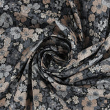 Printed Cotton - LIBERTY of PARIS  - 066 - Charcoal