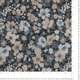 Printed Cotton - LIBERTY of PARIS  - 066 - Charcoal