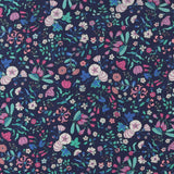 Printed Cotton - LIBERTY of PARIS  - 067 - Navy