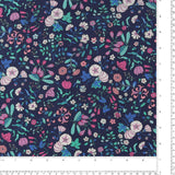 Printed Cotton - LIBERTY of PARIS  - 067 - Navy