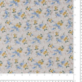 Printed Cotton - LIBERTY of PARIS  - 068 - Ivory