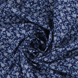 Printed Cotton - LIBERTY of PARIS  - 069 - Navy