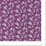 Printed Cotton - LIBERTY of PARIS  - 074 - Purple