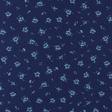 Printed Cotton - LIBERTY of PARIS  - 076 - Navy