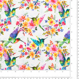 Windham Fabrics - Printed Cotton -A HUMMINGBIRD'S CHARM - 003 - Ivory