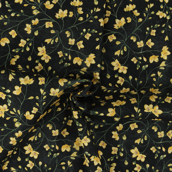 Windham Fabrics - Coton imprimé - &lt;TULIP FIELDS&gt; - 004 - Noir