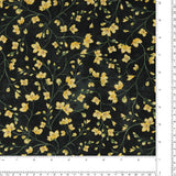 Windham Fabrics - Printed Cotton -TULIP FIELDS - 004 - Black