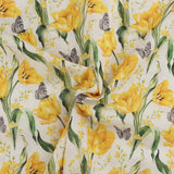 Windham Fabrics - Printed Cotton -TULIP FIELDS - 008 - Offwhite