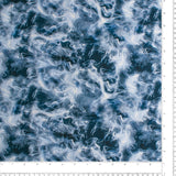 Coton imprimé - MERVEILLES DE LA NATURE - 004 - Bleu