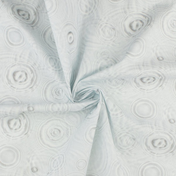 Printed Cotton - NATURAL WONDERS - 007 - White