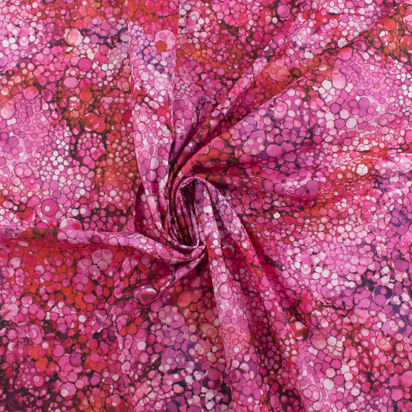 Northcott - Digital Printed Cotton - DRAGONFLY DANCE - 006 - Fuschia