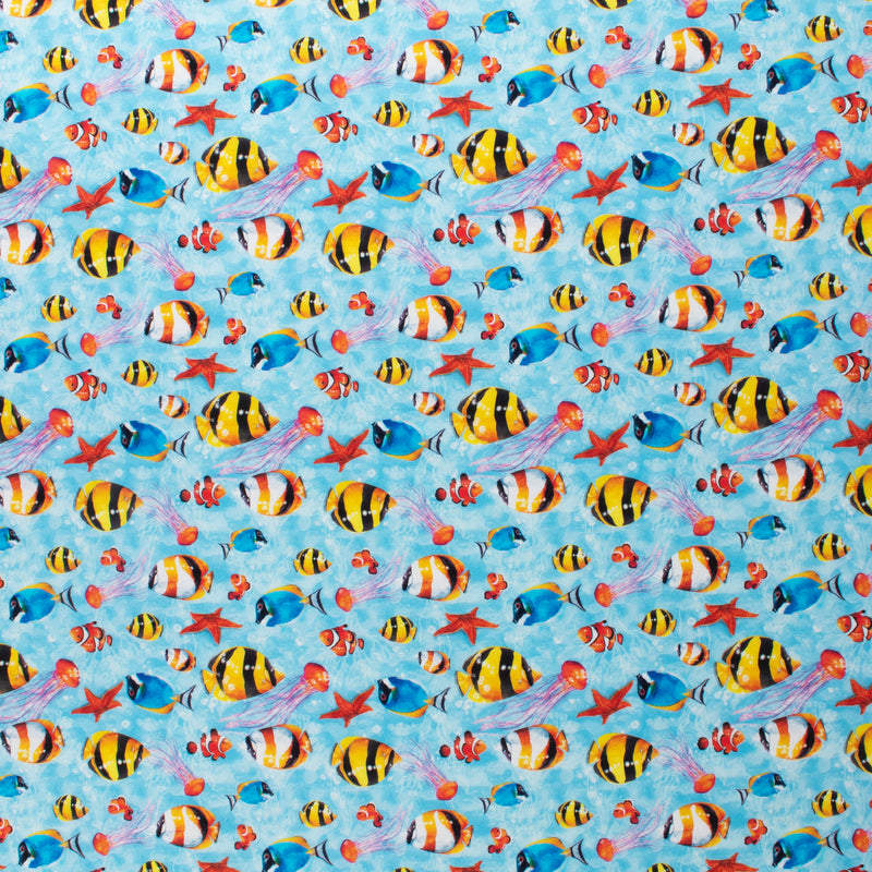 Windham Fabrics - Coton imprimé - &lt;DEEP SEA&gt; - 001 - Bleu Pâle