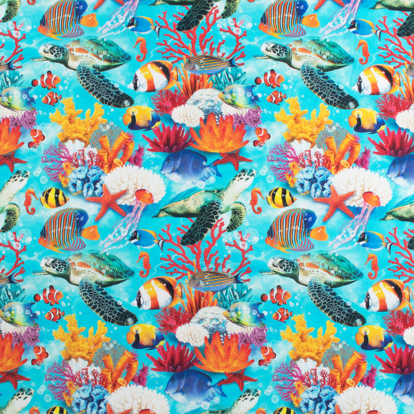 Windham Fabrics - Coton imprimé - &lt;DEEP SEA&gt; - 004 - Turquoise