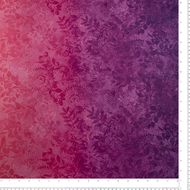 Digital Printed Cotton - GAIA GRADATIONS - 005 - Pink