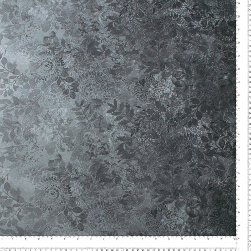 Digital Printed Cotton - GAIA GRADATIONS - 008 - Pewter