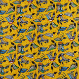 <NORTHCOTT ESSENTIALS> - Coton imprimé - LES QUATRES SAISONS - 031 - Jaune
