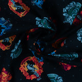 Bernatex Fabrics - Printed Cotton - SUZI Q ESSENTIALS - Harry Potter - 003 - Black