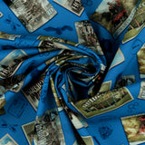 Bernatex Fabrics - Printed Cotton - SUZI Q ESSENTIALS - Harry Potter - 004 - Blue