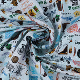 Bernatex Fabrics - Printed Cotton - SUZI Q ESSENTIALS - Harry Potter - 005 - Light Blue