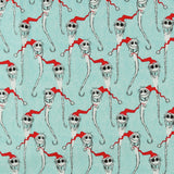 Licensed Printed Cotton - SUZI Q ESSENTIALS - Santa Lack Pack - 021 - Iceberg