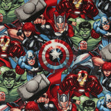 Licensed Printed Cotton - SUZI Q ESSENTIALS - Avengers - 025 - Multicolor