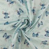 Licensed Printed Cotton - SUZI Q ESSENTIALS - Stitch - 027 - Blue
