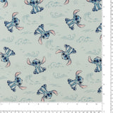 Licensed Printed Cotton - SUZI Q ESSENTIALS - Stitch - 027 - Blue