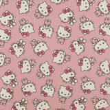 Licensed Printed Cotton - SUZI Q ESSENTIALS - Hello Kitty - 028 - Pink