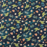 Windham Fabrics - Printed Cotton - OCEAN LIFE - 006 - Navy