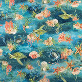 Windham Fabrics - Printed Cotton - OCEAN LIFE - 007 - Turquoise