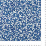 Windham Fabrics - Printed Cotton - CHINA BLUE - 004 - White