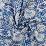 Windham Fabrics - Printed Cotton - CHINA BLUE - 006 - White