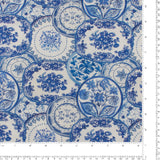 Windham Fabrics - Printed Cotton - CHINA BLUE - 006 - White