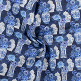 Windham Fabrics - Printed Cotton - CHINA BLUE - 008 - Blue