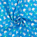 Northcott - Coton imprimé - <SQUISHMALLOWS> - 005 - Turquoise