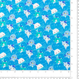 Northcott - Coton imprimé - <SQUISHMALLOWS> - 005 - Turquoise