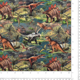 Windham Fabrics - Printed Cotton - PREHISTORIC PARADISE - 001 - Green