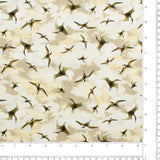 Windham Fabrics - Printed Cotton - PREHISTORIC PARADISE - 004 - White