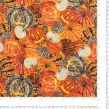 Windham Fabrics - Coton imprimé - <MIDNIGHT HOLLOW> - 005 - Orange