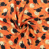 Windham Fabrics - Coton imprimé - <MIDNIGHT HOLLOW> - 007 - Orange