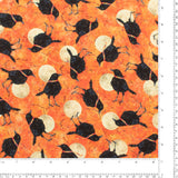 Windham Fabrics - Coton imprimé - <MIDNIGHT HOLLOW> - 007 - Orange