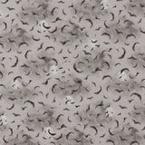 Coton imprimé <HAPPY HAUNTING> - 003 - Gris