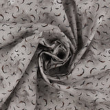 Coton imprimé <HAPPY HAUNTING> - 003 - Gris