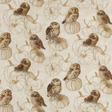 Northcott - Printed Cotton - NIGHT OWL - 001 - Offwhite