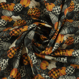 Northcott - Printed Cotton - NIGHT OWL - 004 - Black