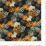 Northcott - Printed Cotton - NIGHT OWL - 004 - Black