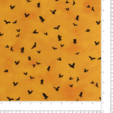 Northcott - Coton imprimé - <NIGHT OWL> - 005 - Orange