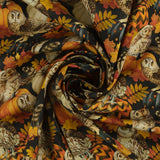 Northcott - Printed Cotton - NIGHT OWL - 006 - Autumn